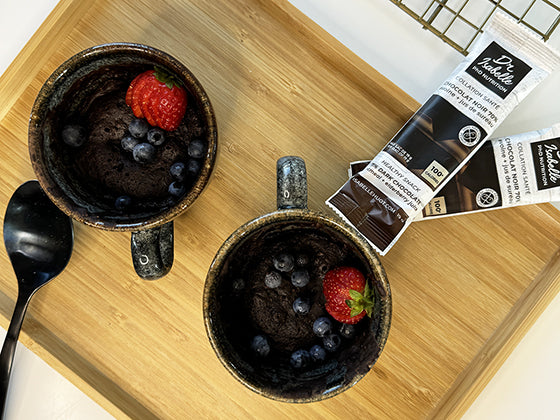 Recipe : Cocoa and Collagen Mug Cake | Isabelle Huot
&ndash; Isabelle Huot