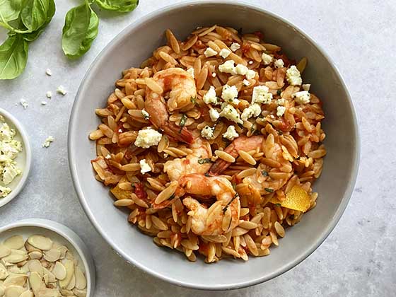 Orzo with Tomatoes, Orange and Feta | Isabelle Huot
&ndash; Isabelle Huot