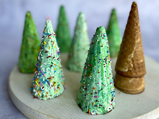 Yogurt, Fruit and Candy Cone Trees - Isabelle Huot blog