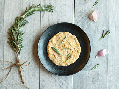 HUMMUS HARICOTS BLANCS, COURGE BUTTERNUT ET ROMARIN