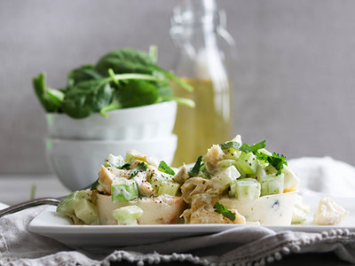 EGGS FILLED WITH ARTICHOKE AND GREEN APPLE