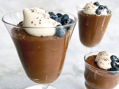MOUSSE VÉGANE AU CHOCOLAT