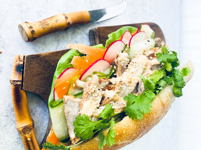 SANDWICH AU POULET GRILLÉ STYLE BANH-MI