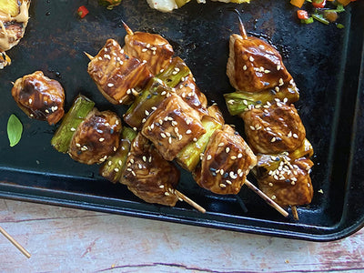 YAKITORIS : BROCHETTES DE POULET JAPONAISES