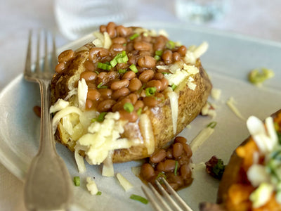 POMMES DE TERRE AU FOUR, TOUTES GARNIES