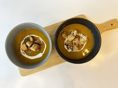 POTAGE À LA COURGE AVEC COLLAGÈNE