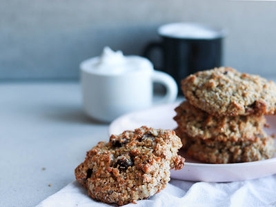 BISCUITS ALLÉGÉS AVOINE, CANNEBERGE ET CHIA