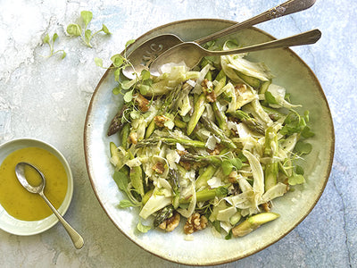 ASPARAGUS, FENNEL, GRENOBLE AND PARMESAN SALAD