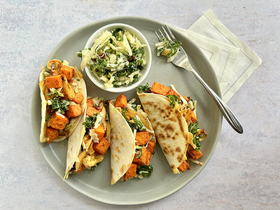 SPICY ROASTED SWEET POTATO TACOS