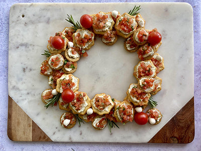 COURONNE TOMATES, BASILIC & BOCCONCINI
