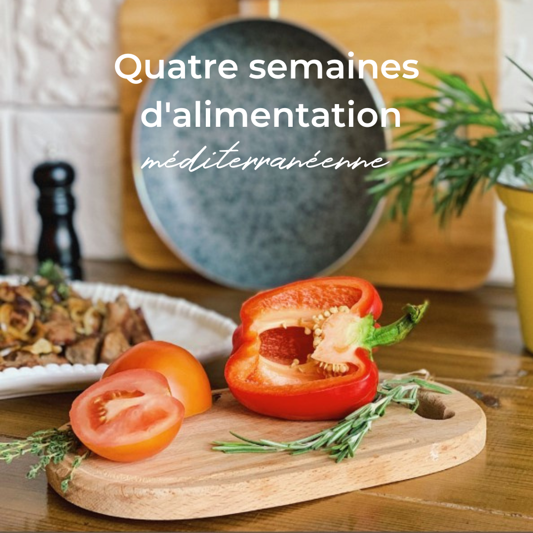 QUATRE SEMAINES D'ALIMENTATION MÉDITERRANÉENNE - EBOOK