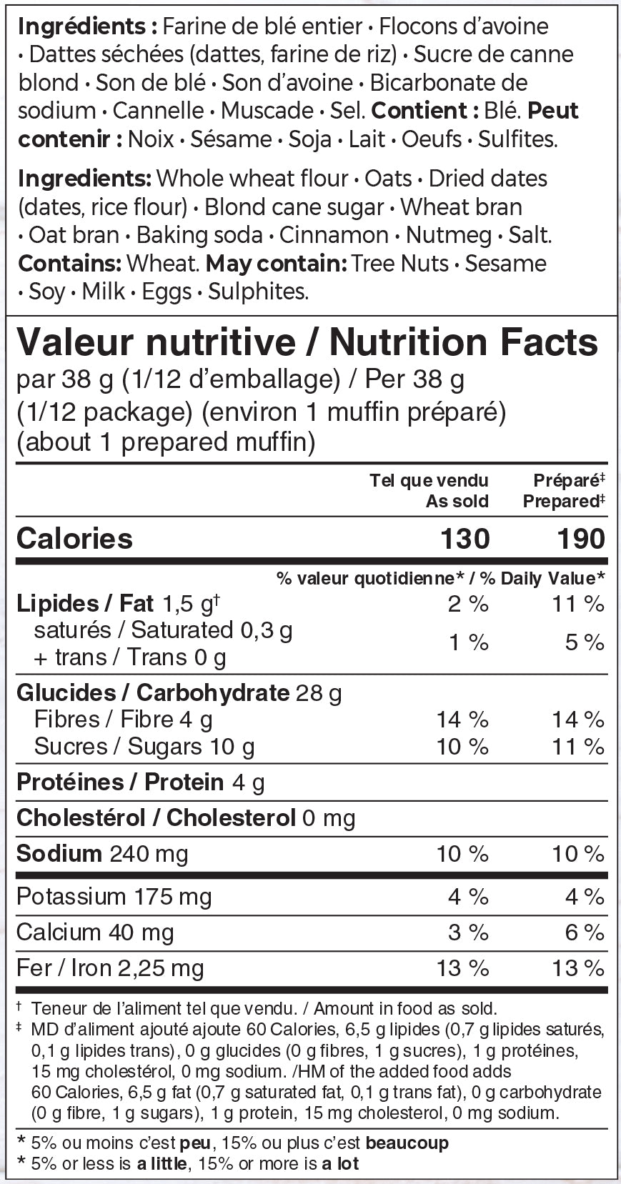 Mélanges maison muffins & biscuits - Ensemble de 10